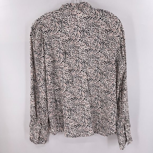 ba&sh Black and White Patterned Blouse - Picture 7 of 10